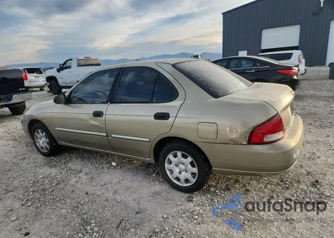 2002 Nissan Sentra Xe z USA, uszkodzony, nr VIN 3N1CB51DX2L643194